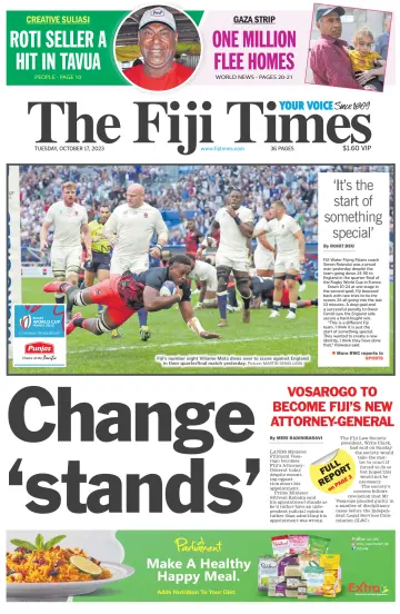 The Fiji Times - 17 10월 2023