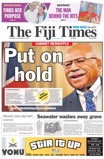 The Fiji Times - 26 10월 2023