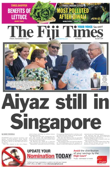 The Fiji Times - 17 Kas 2023