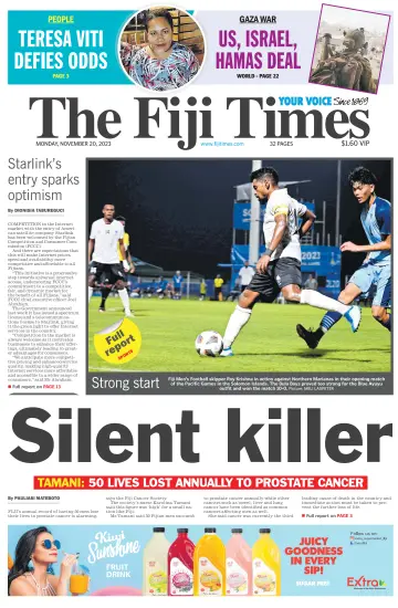 The Fiji Times - 20 Kas 2023
