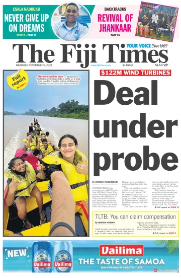 The Fiji Times - 30 Kas 2023