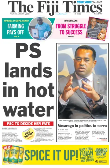 The Fiji Times - 4 Jan 2024