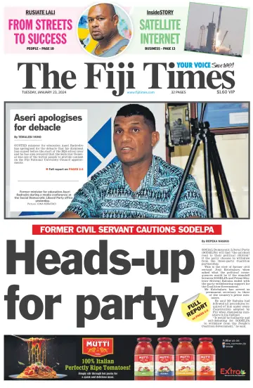 The Fiji Times - 23 1월 2024