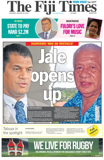 The Fiji Times - 25 Oca 2024