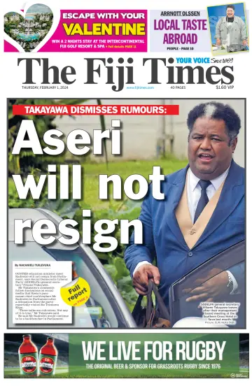 The Fiji Times - 01 Şub 2024