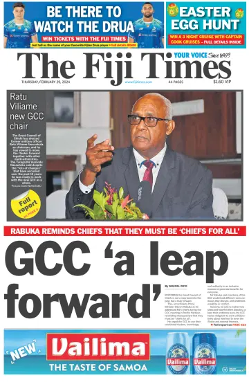 The Fiji Times - 29 Şub 2024