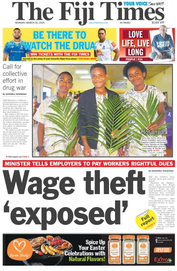 The Fiji Times - 25 мар. 2024