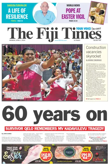The Fiji Times - 01 апр. 2024