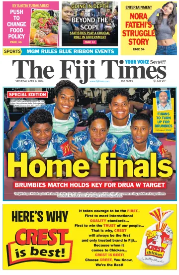 The Fiji Times - 06 Nis 2024