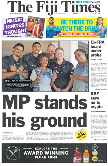 The Fiji Times - 18 4월 2024