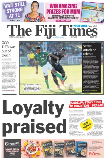 The Fiji Times - 22 Apr. 2024