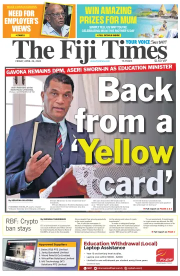 The Fiji Times - 26 4月 2024