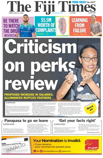 The Fiji Times - 24 5월 2024