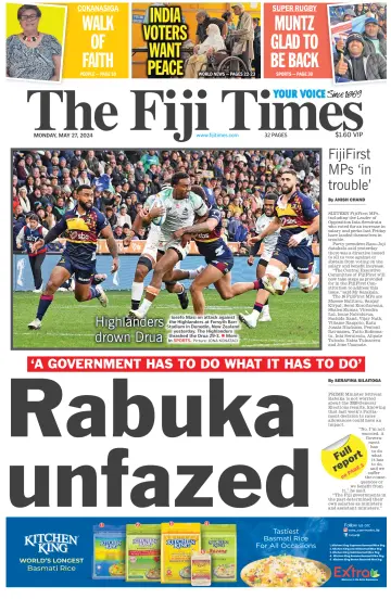 The Fiji Times - 27 5月 2024