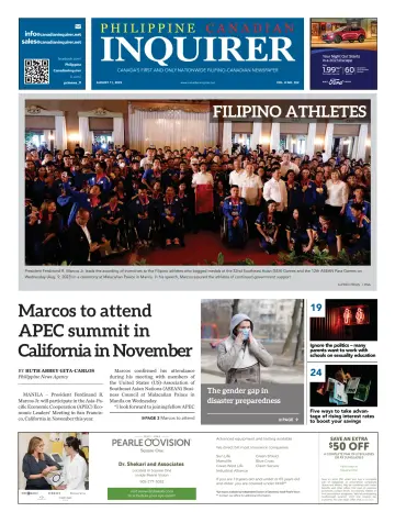 Philippine Canadian Inquirer (National) - 11 Aug 2023