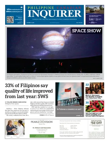 Philippine Canadian Inquirer (National) - 13 Okt. 2023