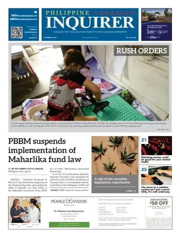 Philippine Canadian Inquirer (National) - 20 Okt. 2023