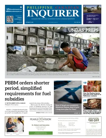 Philippine Canadian Inquirer (National) - 27 Okt. 2023