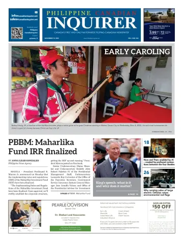 Philippine Canadian Inquirer (National) - 10 ноя. 2023