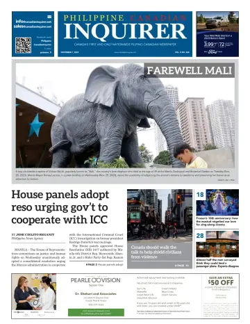 Philippine Canadian Inquirer (National) - 1 Dec 2023