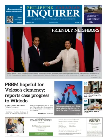 Philippine Canadian Inquirer (National) - 12 enero 2024