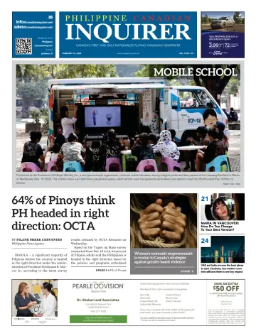 Philippine Canadian Inquirer (National) - 16 фев. 2024