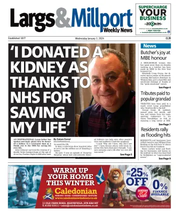 Largs & Millport Weekly News - 3 Jan 2024