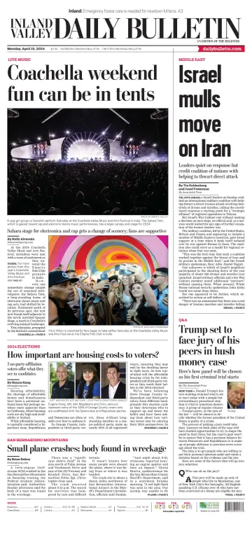 Inland Valley Daily Bulletin - 15 4월 2024