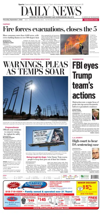 Daily News (Los Angeles) - 1 Sep 2022