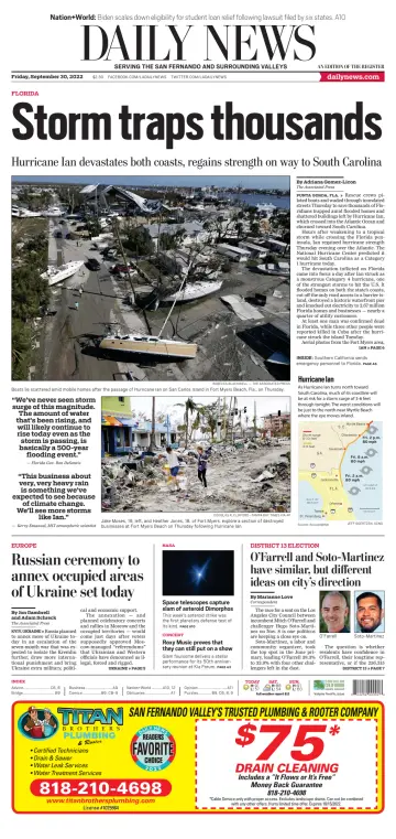 Daily News (Los Angeles) - 30 Sep 2022