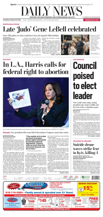 Daily News (Los Angeles) - 18 Oct 2022