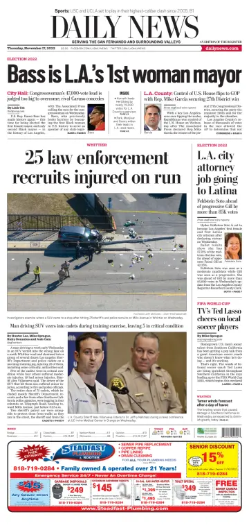 Daily News (Los Angeles) - 17 Nov 2022