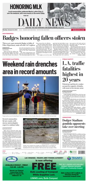 Daily News (Los Angeles) - 16 Jan 2023