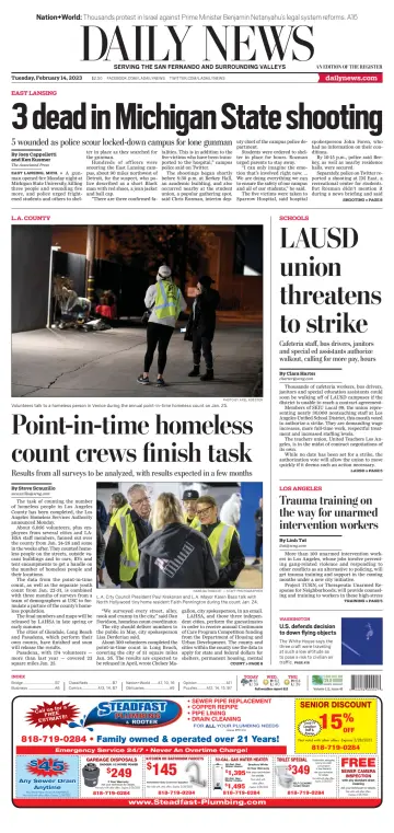 Daily News (Los Angeles) - 14 Feb 2023