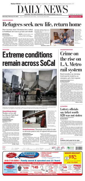 Daily News (Los Angeles) - 25 Feb 2023