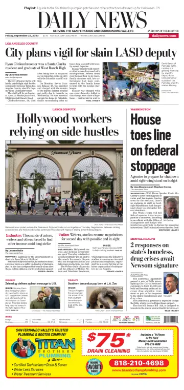 Daily News (Los Angeles) - 22 Sep 2023