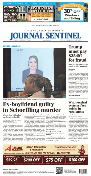 Milwaukee Journal Sentinel - 17 Feb 2024