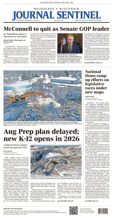 Milwaukee Journal Sentinel - 29 Feb 2024