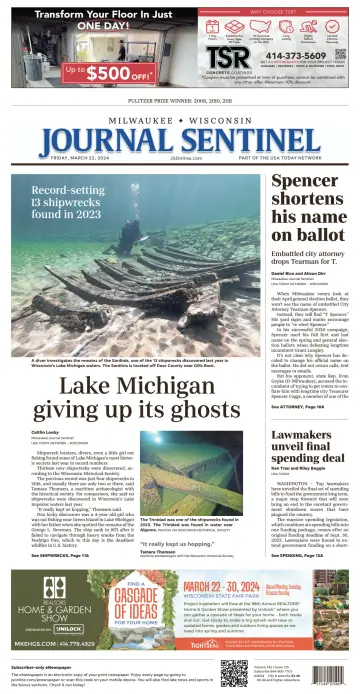 Milwaukee Journal Sentinel - 22 Mar 2024