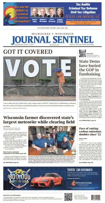 Milwaukee Journal Sentinel - 3 Apr 2024