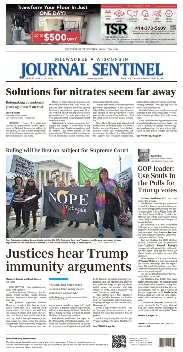Milwaukee Journal Sentinel - 26 Apr 2024