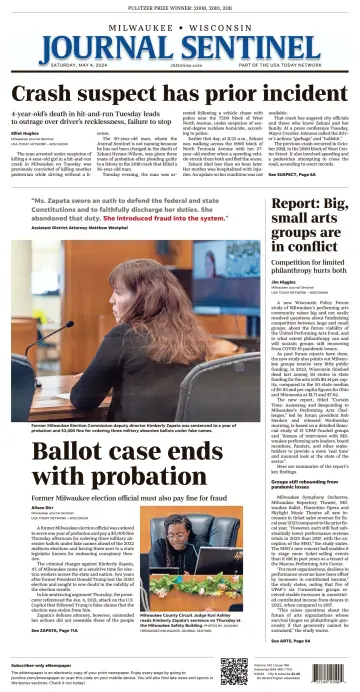Milwaukee Journal Sentinel - 4 Ma 2024