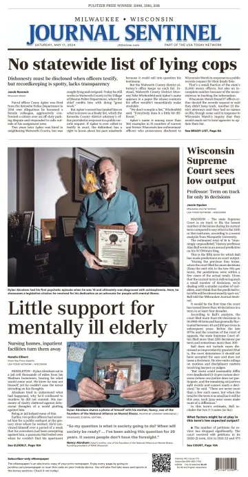 Milwaukee Journal Sentinel - 11 May 2024