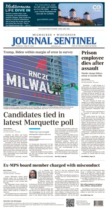 Milwaukee Journal Sentinel - 27 六月 2024