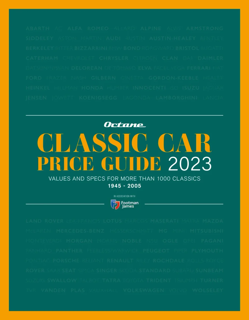 Octane Classic Car Price Guide