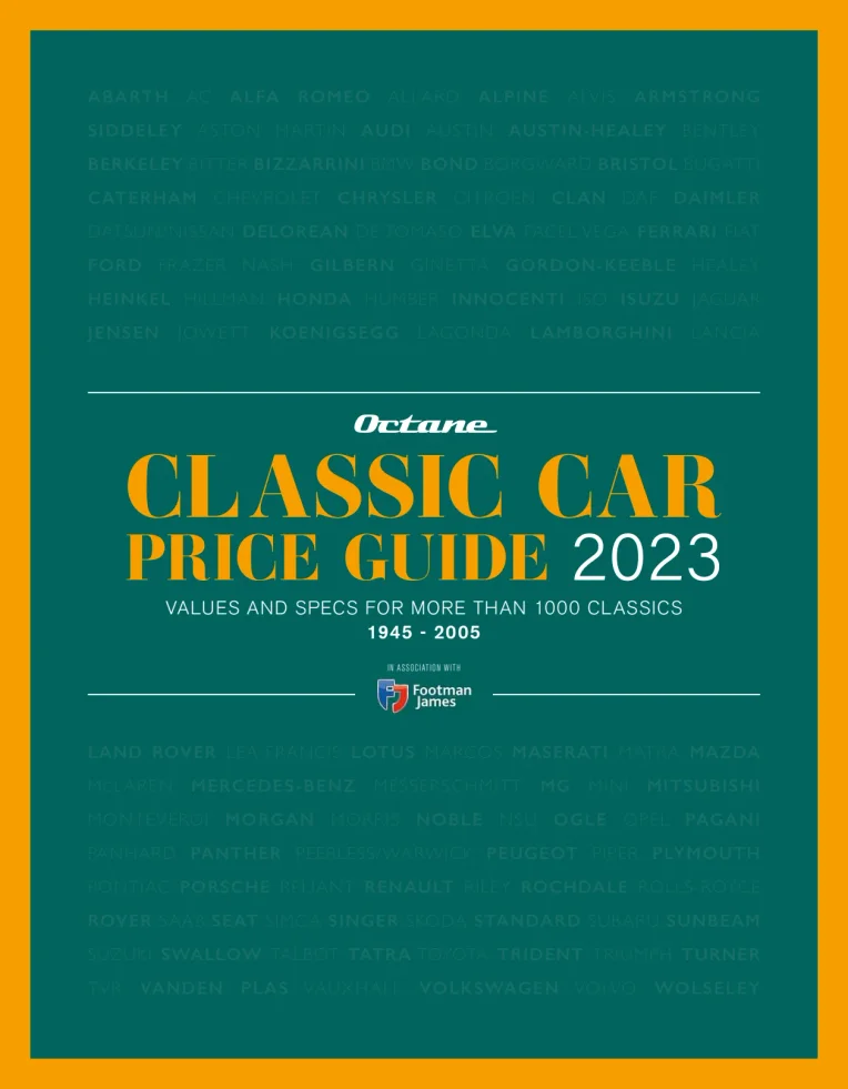 Octane Classic Car Price Guide