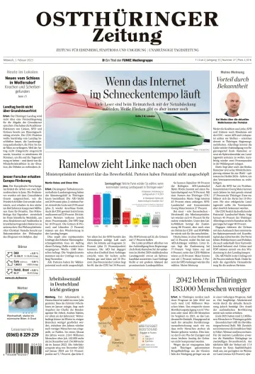 Ostthüringer Zeitung (Saale-Holzland-Kreis) - 1 Feb 2023