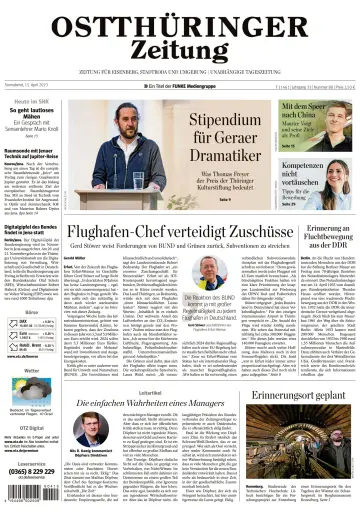 Ostthüringer Zeitung (Saale-Holzland-Kreis) - 15 Apr 2023
