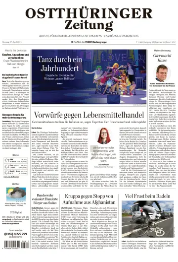 Ostthüringer Zeitung (Saale-Holzland-Kreis) - 25 Apr 2023