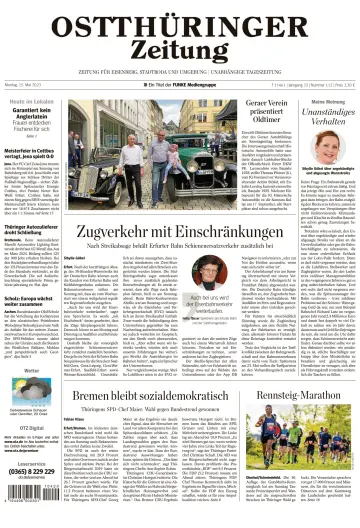 Ostthüringer Zeitung (Saale-Holzland-Kreis) - 15 May 2023